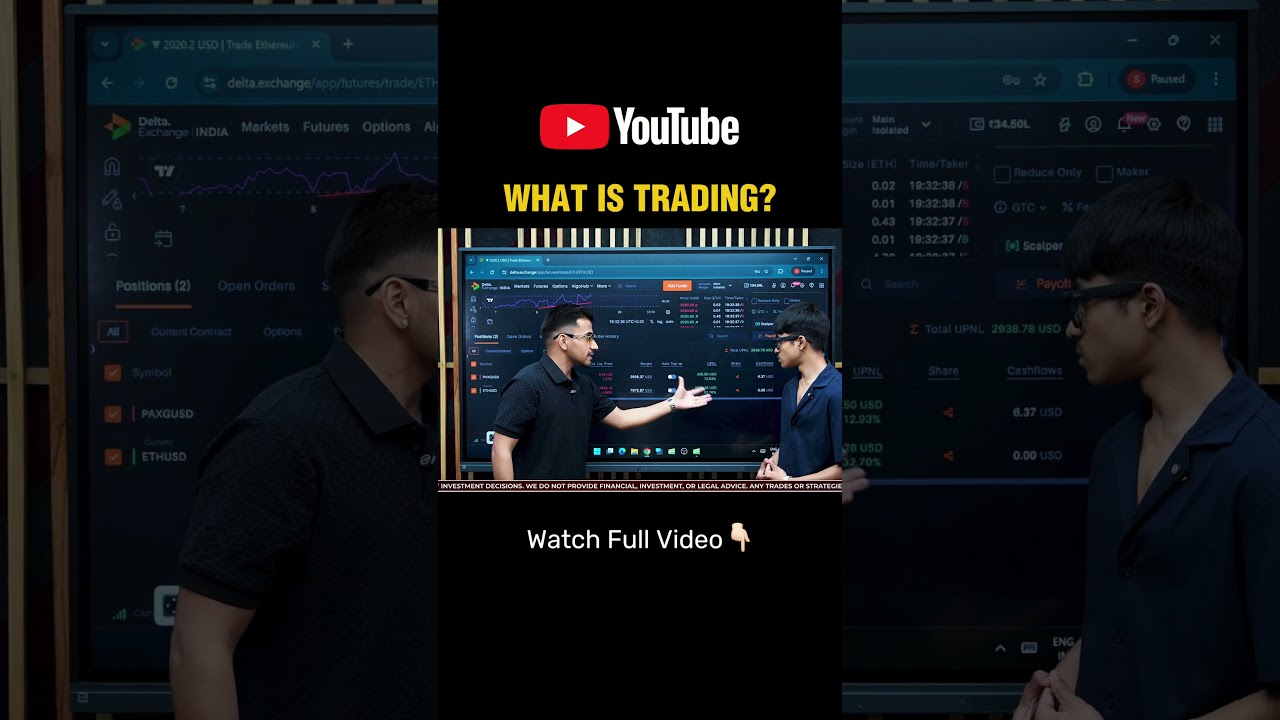 What is trading ? Watch full video.#trading #stockmarket #crypto