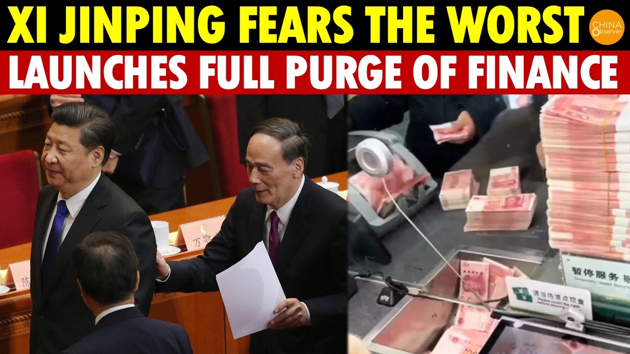 China’s Financial Earthquake! Wang Qishan Stages Financial Coup, His Hatred for Xi Jinping Erupts!