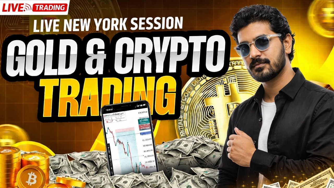 LIVE Crypto Trading | Gold & Bitcoin & Altcoins | (BTC ETH) | live btc trading | crypto