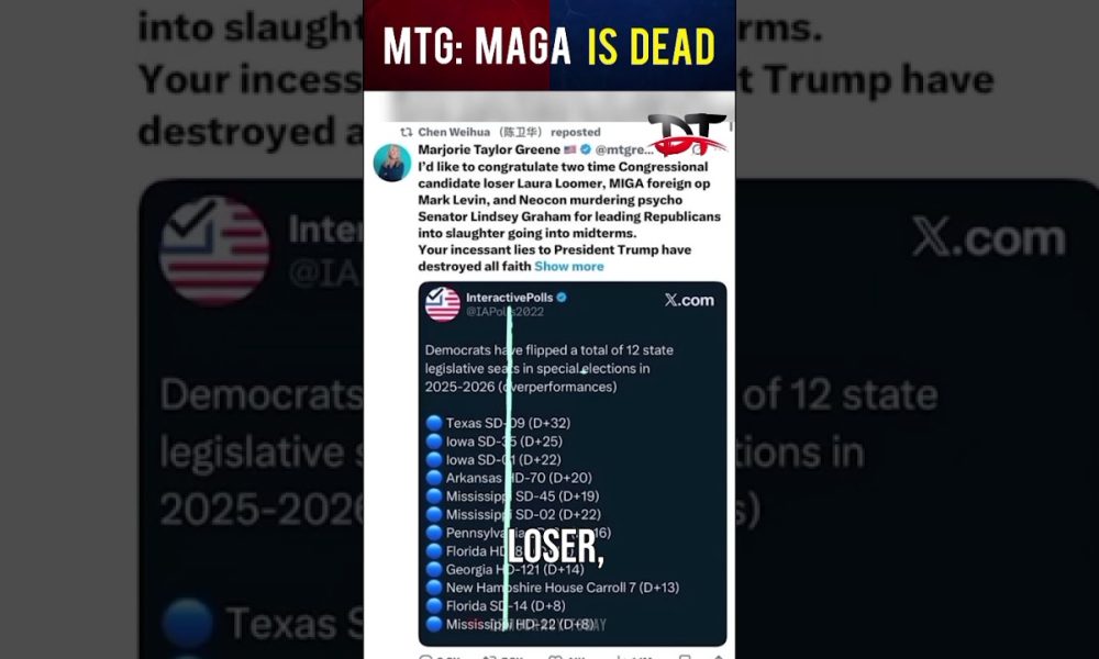 Marjorie Taylor Greene Declares MAGA is Dead #mtg #maga  #breakingnews #viralnews
