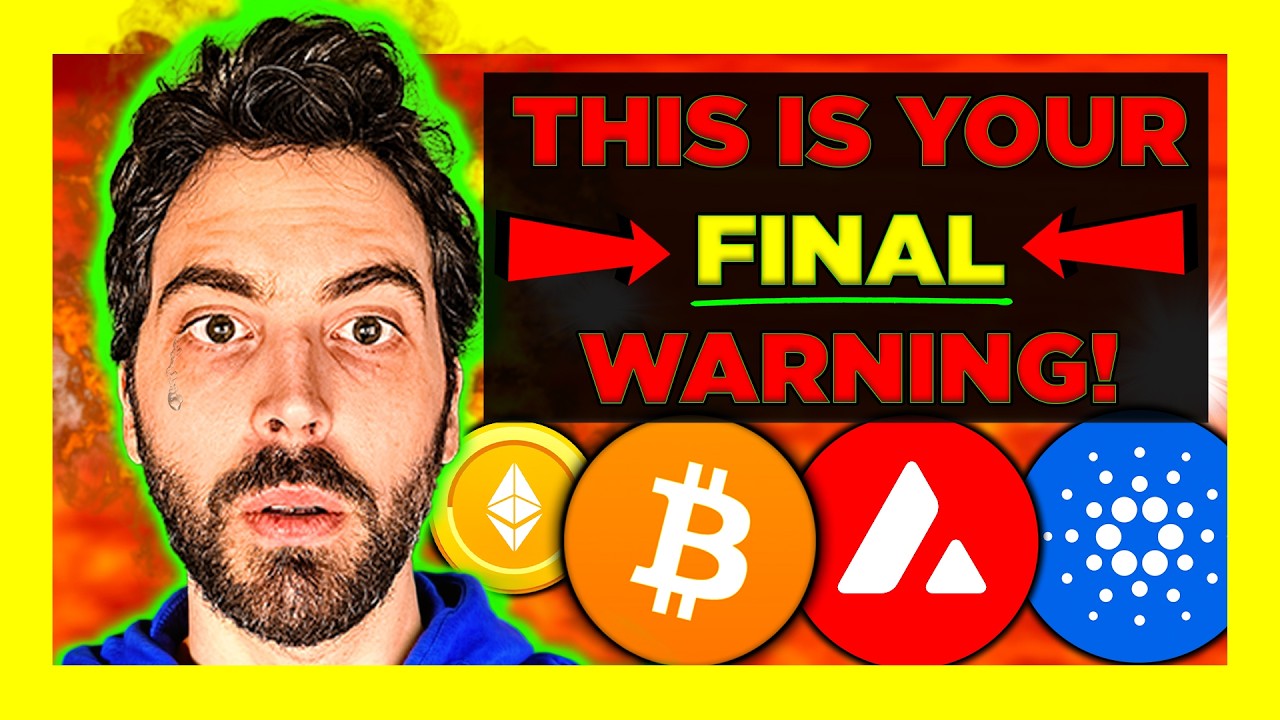 FINAL WARNING to ALL Crypto Holders!! (I will delete this in 24 hours)