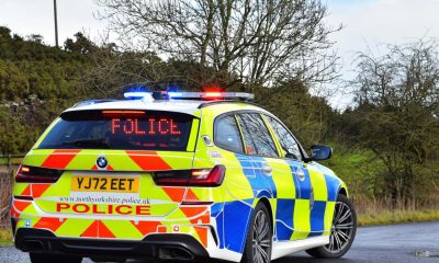 Mercedes seized by police in The Crescent, Scarborough