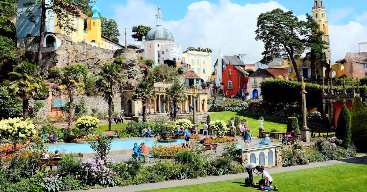 UK village with Mediterranean architecture and sub-tropical gardens 'feels like Italy'