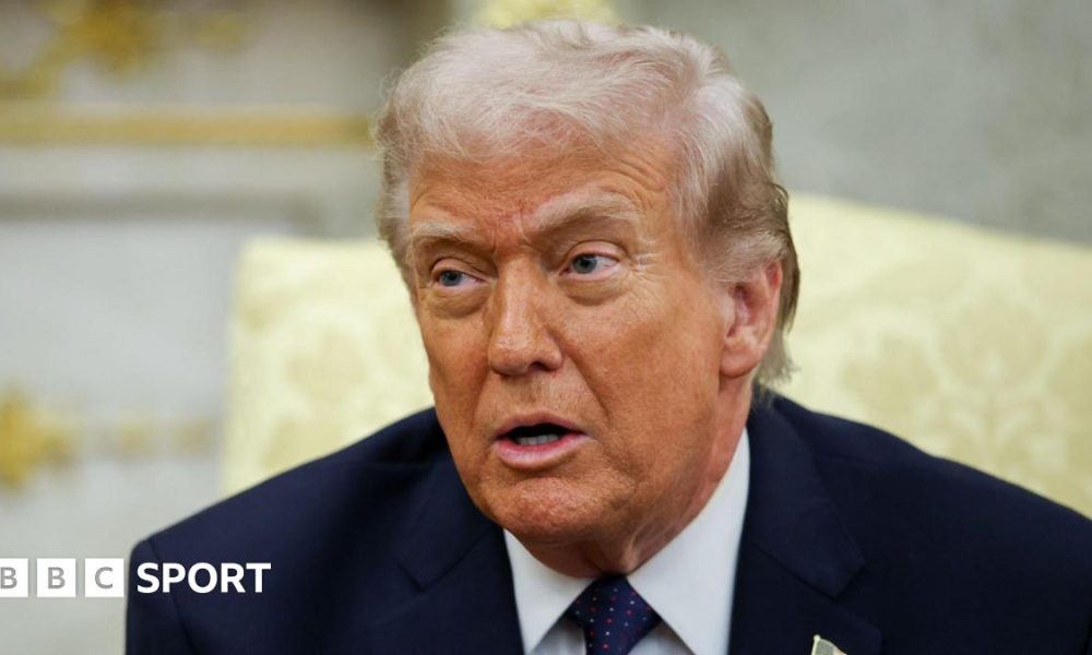 US President Donald Trump