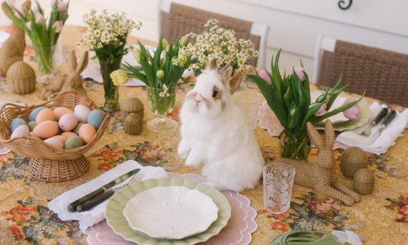 How I Styled My Easter Table