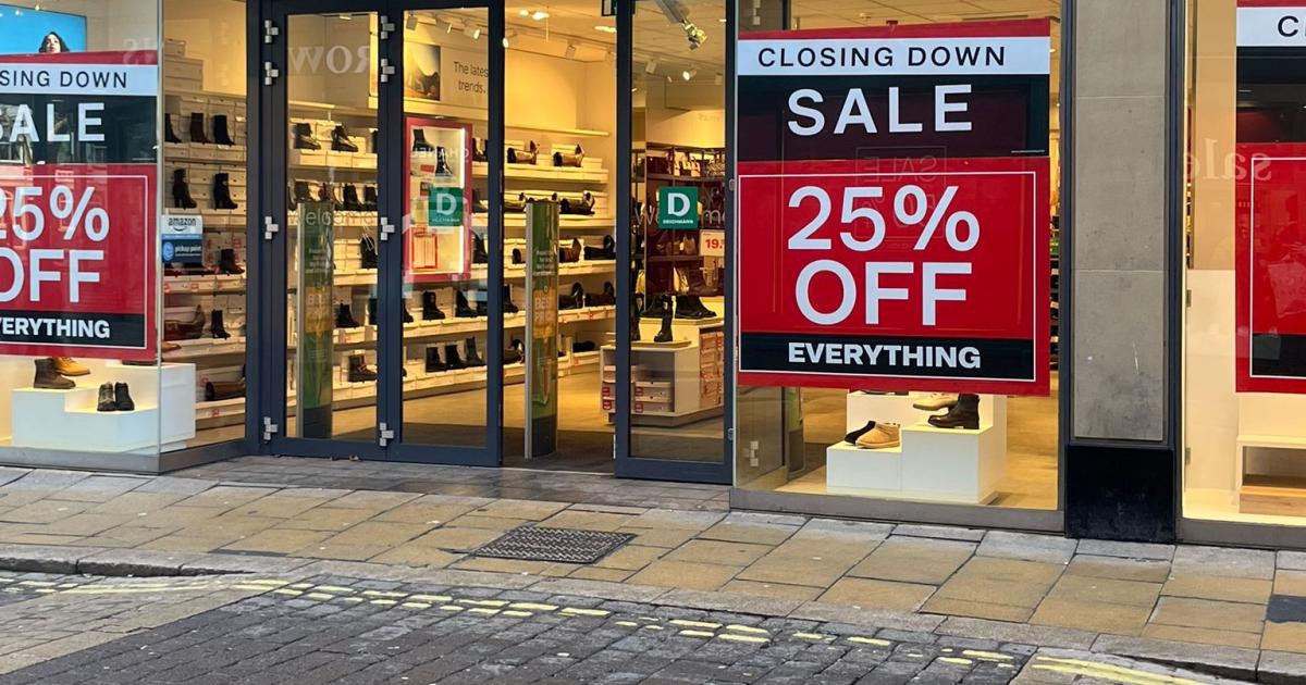Deichmann shoe shop in Davygate, York, has closed its doors