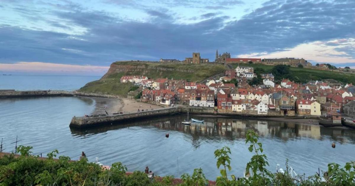 Coastguard rescue man after fall on Whitby Cliff path