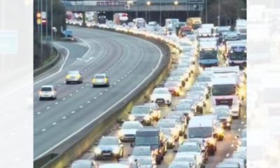 Air ambulance called following 3 car crash on M62 motorway