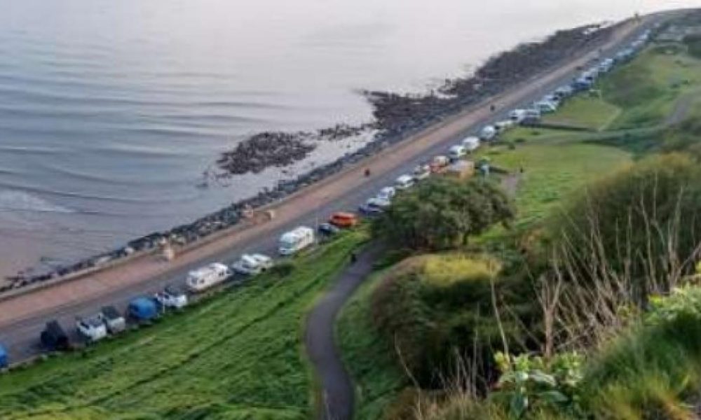 Scarborough - readers on motorhome parking ban sign vandals