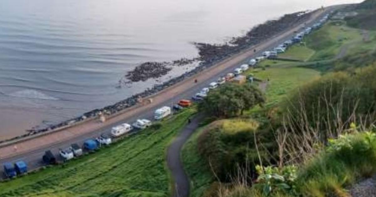 Scarborough - readers on motorhome parking ban sign vandals