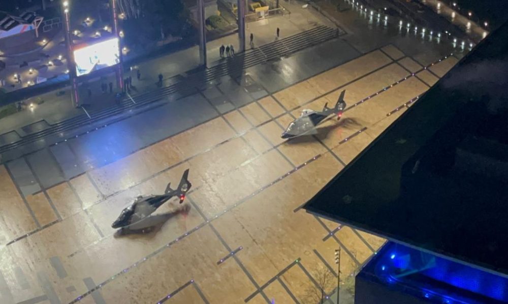 Residents 'freaking out' as helicopters descend on MediaCity