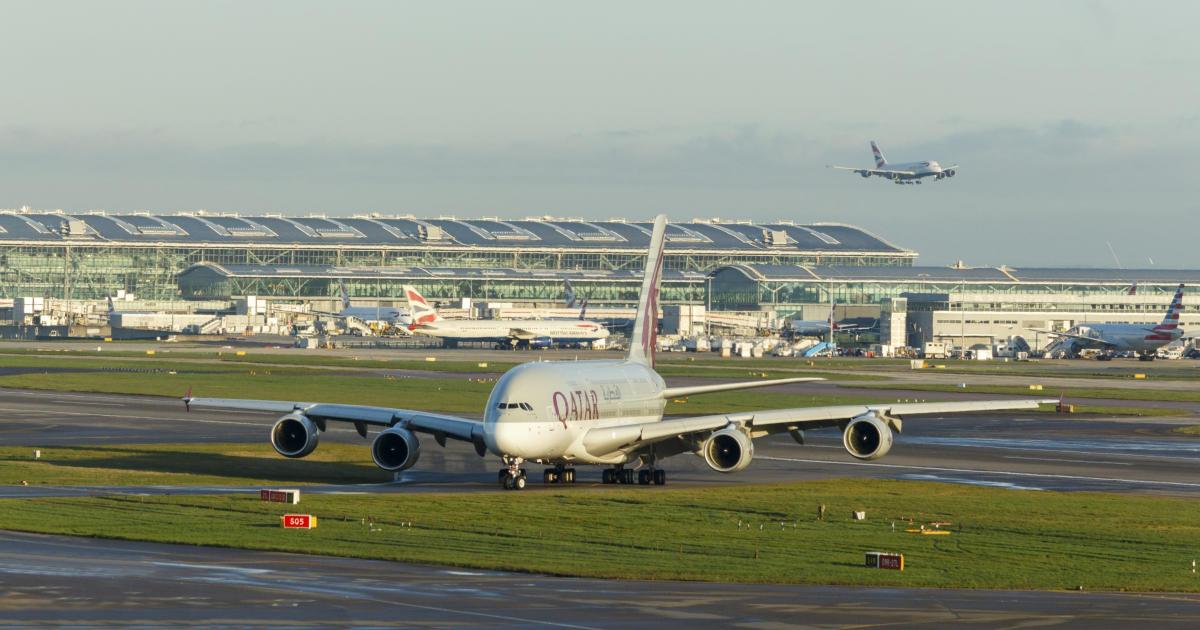 Airlines servicing the UK affected by Middle East conflict