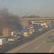 M60 car fire road closure and M61 bridge crash delays
