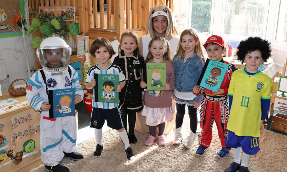 Catwalk of characters from film, music and science