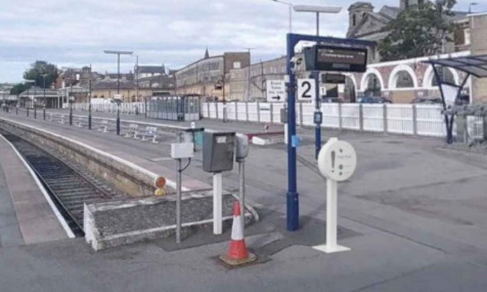 New state-of-the-art help point at Scarborough Station