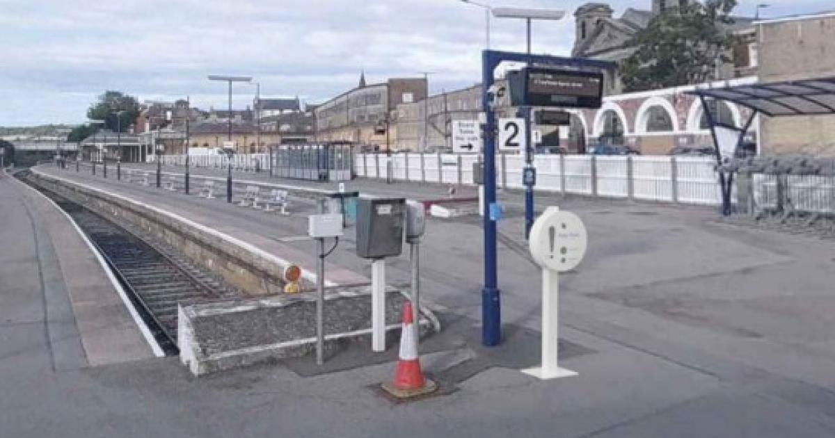 New state-of-the-art help point at Scarborough Station