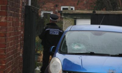 Car shot after being parked outside Starkey Crescent home