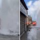 Burst pipe shoots water into the sky in South Shields