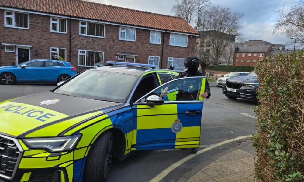 Armed police and dog unit spotted in George Street, York