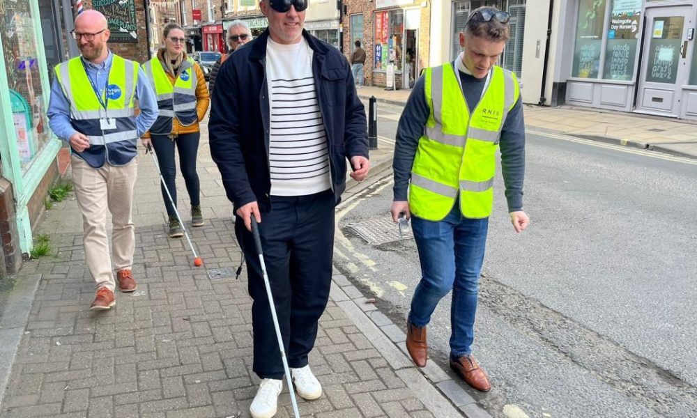 North Yorkshire Mayor David Skaith on MySight guided walk