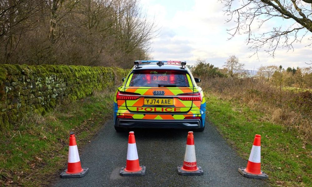 Van ‘blown over’ in Sneaton, near Whitby, as heavy winds hit