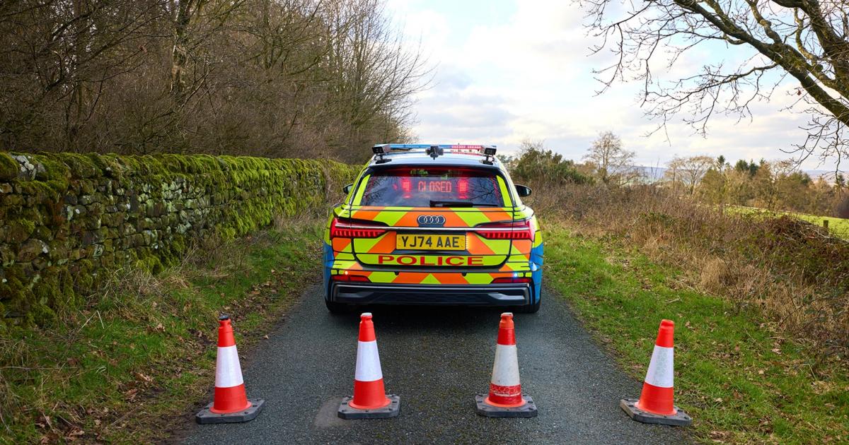 Van ‘blown over’ in Sneaton, near Whitby, as heavy winds hit