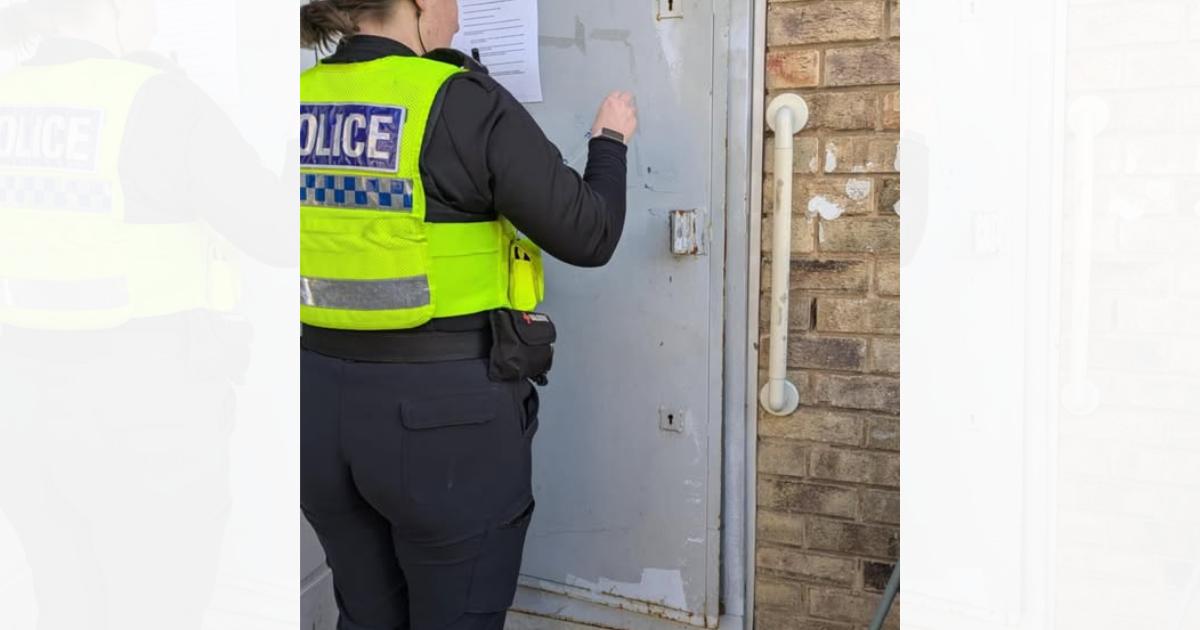 Scarborough - Police drugs raid on property in Longwestgate