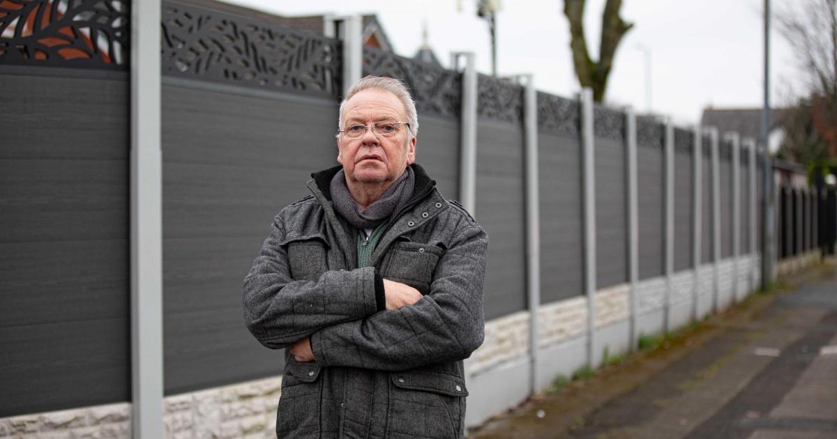 Over Hulton couple speak out after having to rip down £4k fence