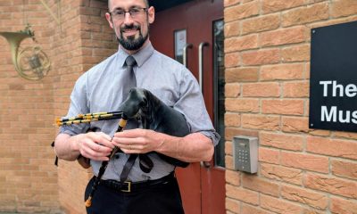 Dame Allan's Latin teacher piping tradition alive