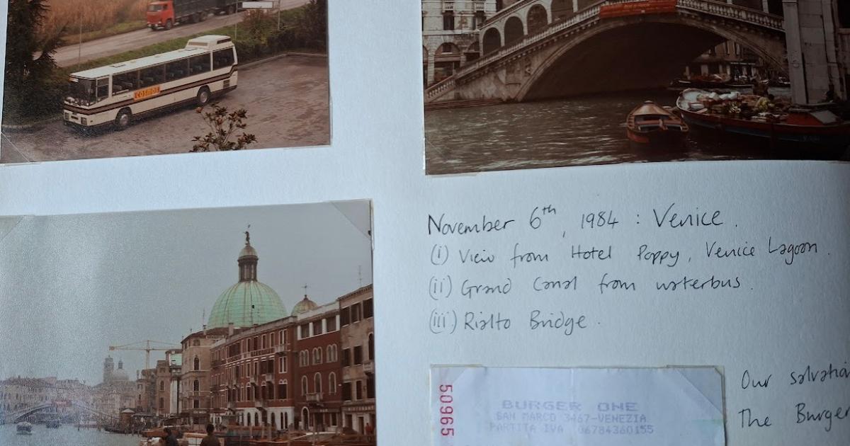 A ticket or receipt can tell a story from your holiday