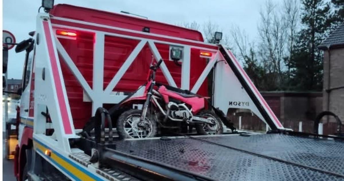 Off-roader seized by neighbourhood team in Atherton