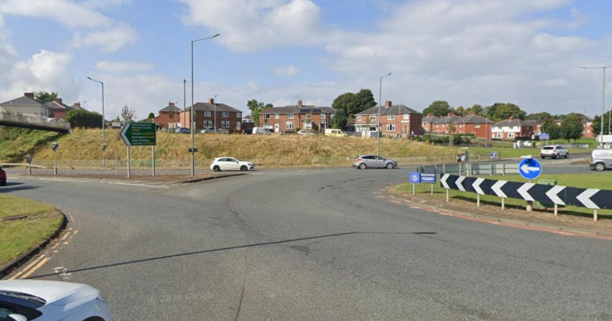 Bishop Auckland A688 roundabout closed after trailer tipped