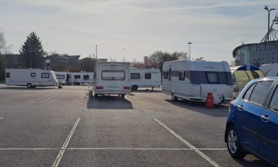 Travellers move on to Tesco car park in Middlebrook