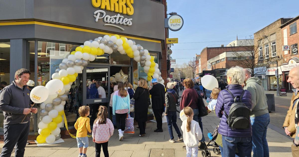 Carrs Pasties opens first shop outside Bolton in Bury