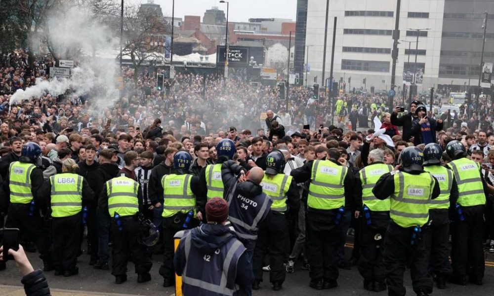 Police arrest one following Tyne-Wear derby in Newcastle