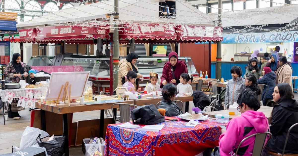 Pictures of Eid celebrations at Darlington Market Hall