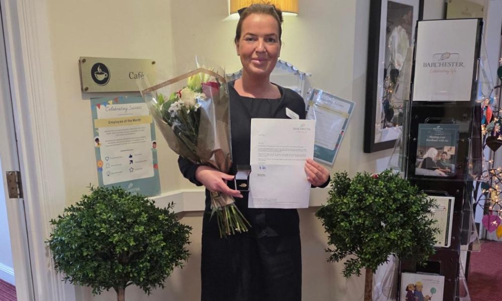 Bedlington care home worker celebrates 15 years of dedicated work