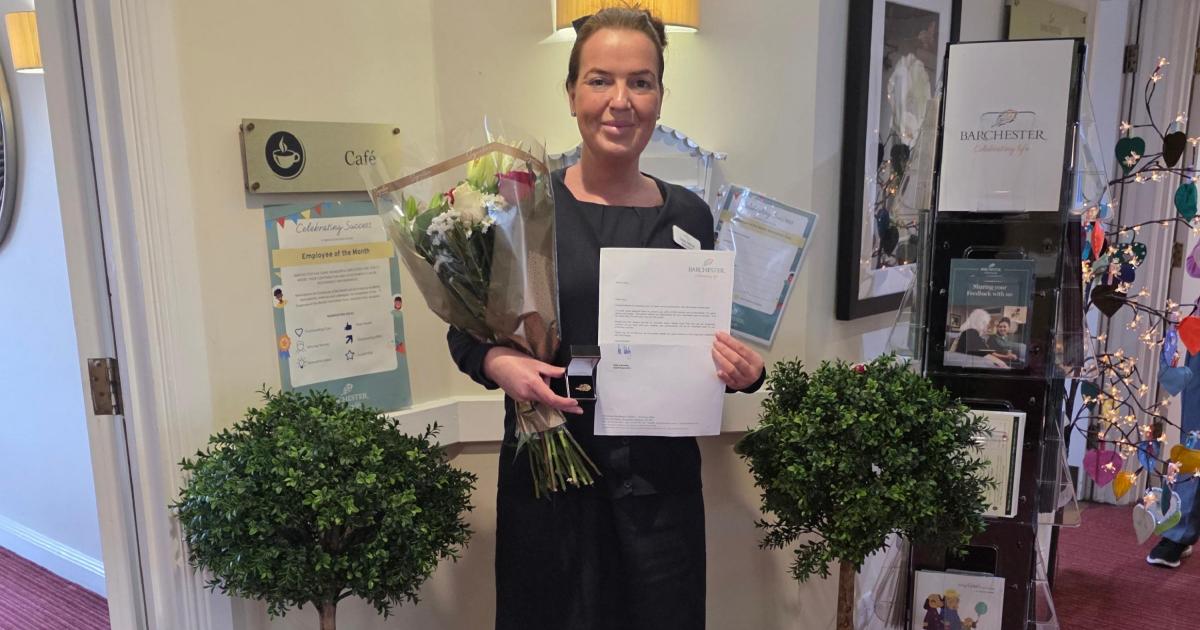 Bedlington care home worker celebrates 15 years of dedicated work