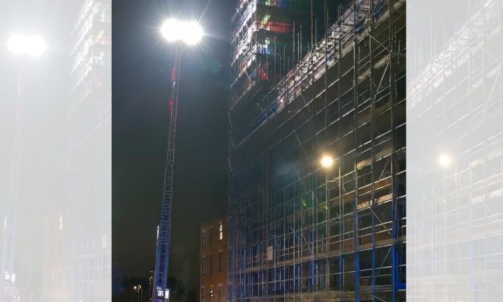 Firefighters rescue four teens from rooftop in Bolton town centre