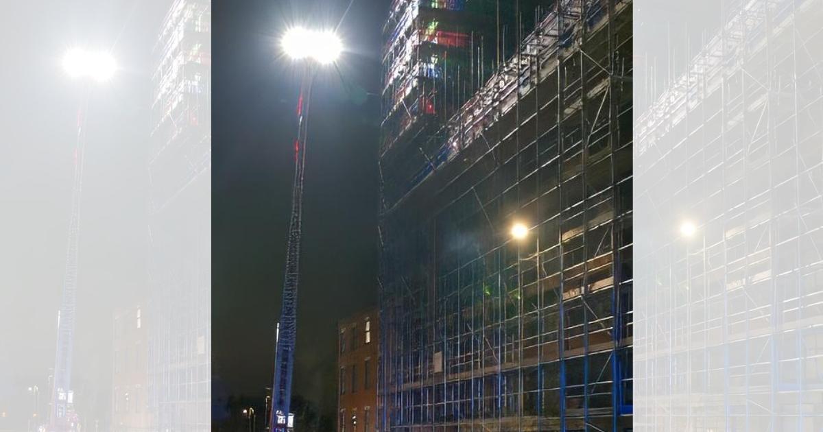 Firefighters rescue four teens from rooftop in Bolton town centre