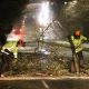 Tree comes crashing down on Moss Bank Way, Astley Bridge