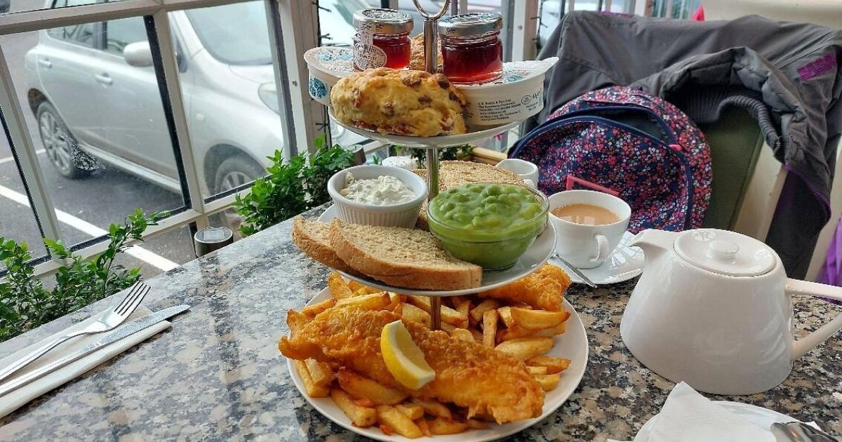 North Yorkshire restaurant with fish and chips afternoon tea