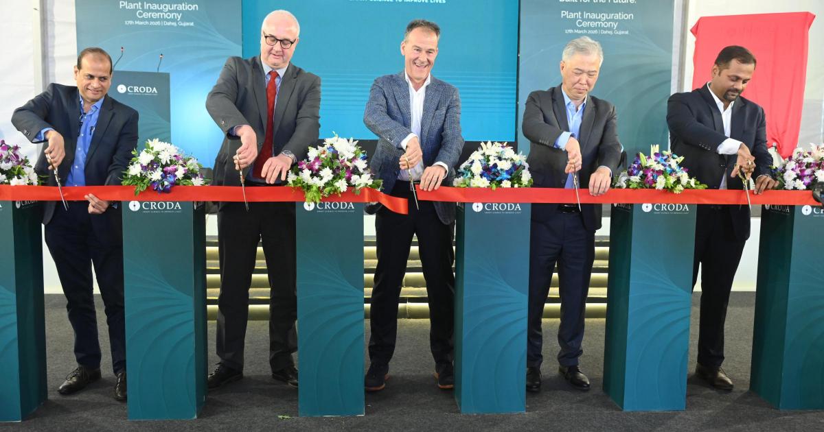 Croda of Snaith opens new manufacturing plant in India
