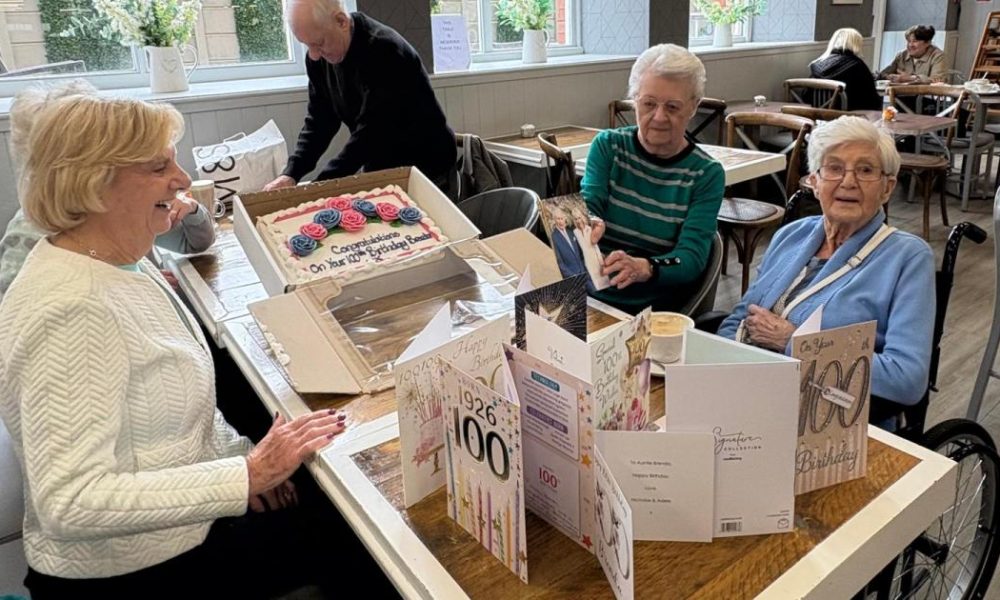 Former Ena Mill worker celebrates 100th birthday at the site