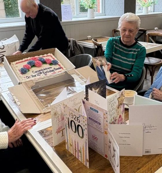 Former Ena Mill worker celebrates 100th birthday at the site