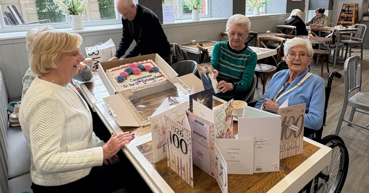 Former Ena Mill worker celebrates 100th birthday at the site