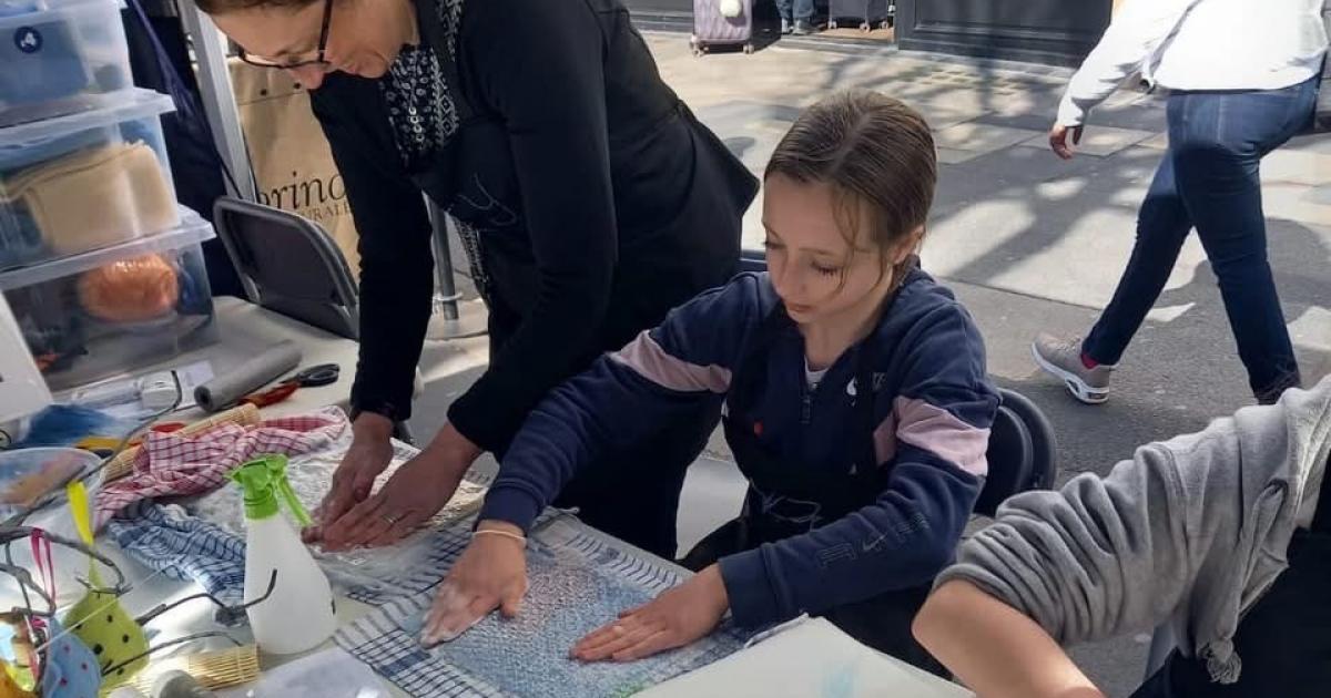 Yorkshire Craft Festival on Parliament Street York in April