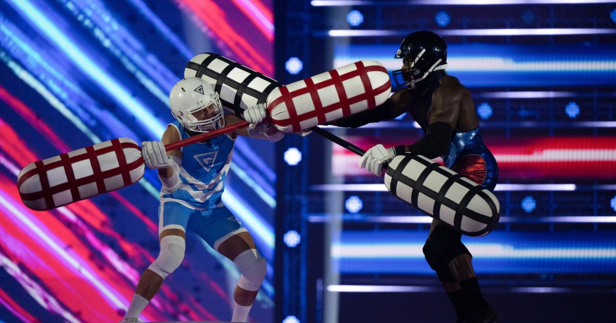 When is the Gladiators final on TV and who is taking part?