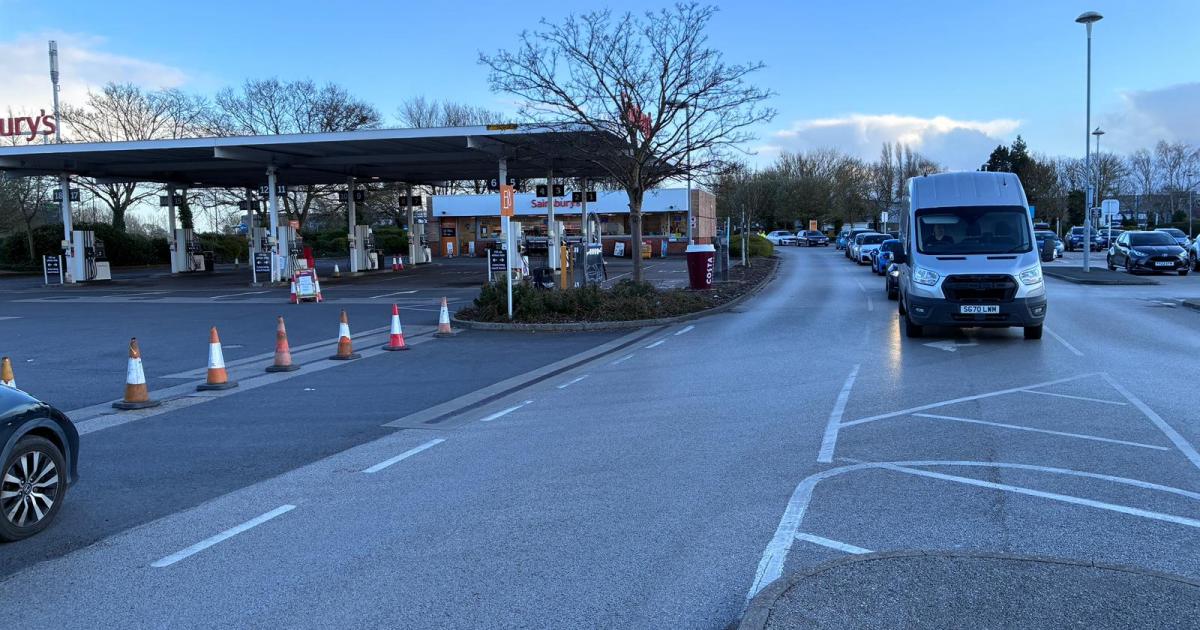 Sainsburys and Asda petrol stations in Monks Cross closed