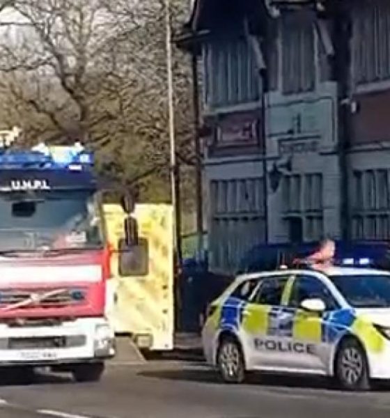 Woman taken to hospital after Farnworth road crash